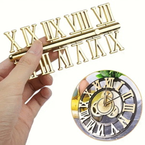 Gold Roman Numbers Set