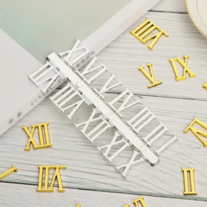 Silver Roman Numbers Set