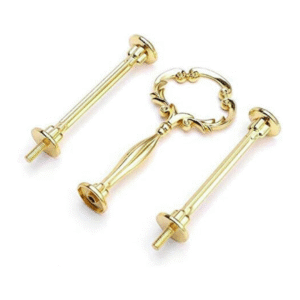 Gold Cake Holder 3Pcs