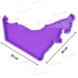 Silicone Mold Stand UAE Map 35*30cm