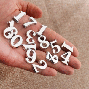 Silver Numbers Set